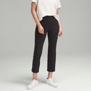 Lululemon Smooth Fit Pull-On High-Rise Cropped Pants Black Size 2 NWT Luxtreme